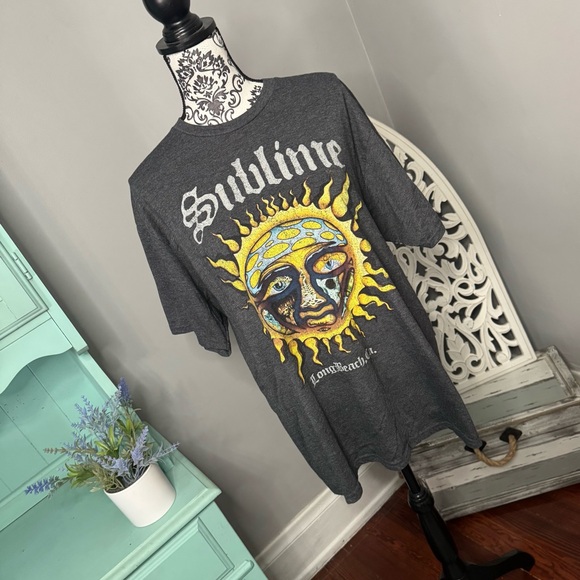 707 Fantasy Activewear Other - VINTAGE 90s Sublime 707 Fantasy Activewear Short Sleeve Band Tee Size XL